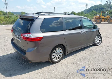 2015 Toyota Sienna Limited Premium 7 Passenger z USA, uszkodzony, nr VIN 5TDYK3DC6FS613278